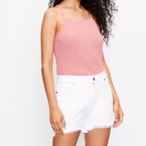 NWT White Loft Shorts